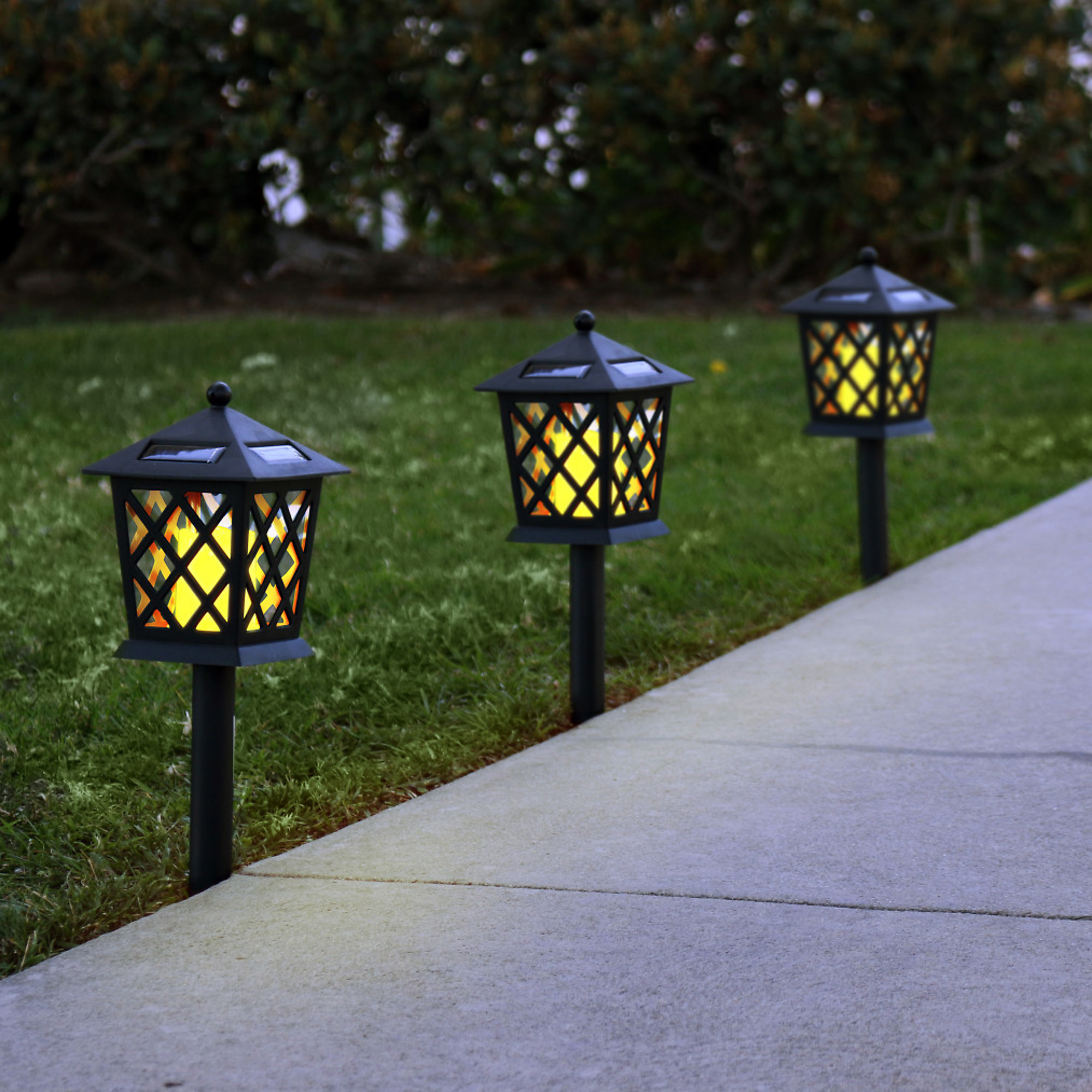 Alpine Corporation, Solar Dark Brown LED Candle Lantern-Set of 4 Color Yellow, Watts 0 Included (qty.) 4 Model# SCC338SLR-4
